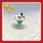 ミニチュア☆★スノーマンパフェ