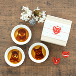 フォトリアル醤油皿＊☆～犬・猫クリスマス　２枚セット～☆＊