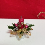 ミニチュアクリスマスキャンドル　星つき