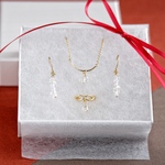 【先行販売】koishi special Xmas gift 2021 ハーキマーダイヤモンドアクセサリー3点セット(ゴールド)＊クリスマススペシャルギフト