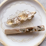 期間限定✨2本setボタニカル  レジン   ヘアクリップ    ドライフラワー