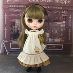 スイーツワンピとエプロンセット
