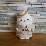 しろたん19cm　トレンチコート&お帽子