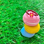 NEW ビーズリング💍 ◆カラフルシリーズ◆2. 〜ブラウンにカラフルなお花〜🌼マスクストラップとお揃い🌼