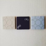 北欧木製ファブリックパネル　3枚セット
