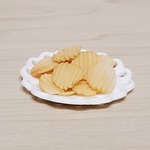 ミニチュアフード　ポテトチップス　1/6サイズ