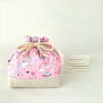 ユニコーン・ピンクのお弁当袋　～ 入園入学準備のお手伝いいたします～　