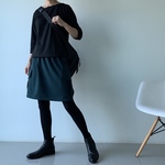 かっこいいカーゴミニスカート　ブリティッシュグリーン