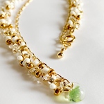 ティアドロップ グリーン チョーカー