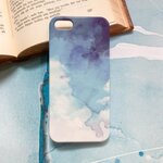 【訳あり】iPhone5/5s/SE1(第1世代)対応、スマホケース「雨の予感」 側面まで印刷する3Dプリントタイプ＜現品限りの限定販売＞