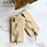 名入れ　本革　 レザー　iphone13　13PRO　ハンド付き　名入れIPHONEケース