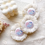 \\1番人気💓//【オフホワイト】花柄刺繍のマタニティロゼット