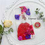 手帳型押し花スマホケース iPhone12mini iPhoneSE2 iPhone11 iPhone13 iPhone13Pro iPhone12 iPhone12PRO