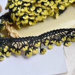 1m 可愛い 花 スズランフラワー フリンジ ケミカルレース ブレード BK211110 ハンドメイド 手芸 素材 材料