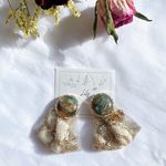 人気No.1‼︎受注製作◆華やかスパンコールインド刺繍ピアス◆