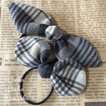 うさ耳ヘアゴム【チェック柄】