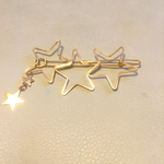 [送料無料]3連スターの揺れるフレームピン