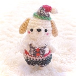 サンタコーデのわんちゃんストラップ🐶🎅