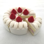 フェルトおままごと　ショートケーキ（ホール）