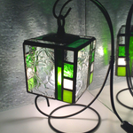 green cubeのハンギング☆ミニランプ