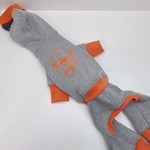イタグレM 裏起毛コットンウール バーガー ロンパース 犬服