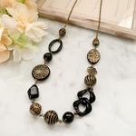 ◇アンティークブラックのネックレス