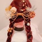 髪飾り☆和玉☆ピック☆金箔☆髪飾り☆かすみ草☆プリザーブドフラワー☆成人式髪飾り☆結婚式髪飾り☆卒業式☆和装☆袴ヘア☆白無垢☆和玉☆水引髪飾り☆組紐☆金箔☆結婚式☆成人式☆モダン☆レトロ☆ゴールド☆
