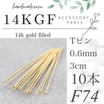 【E47】14kgp  Ｔピン　3mm 10本セット　【送料ミニレター63円！