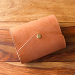 【S様オーダー品】レザー　システム手帳　ミニ6　Brandy Brown【Flap】