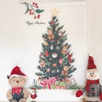 クリスマスツリーB2タペストリー(紐&棒付き)