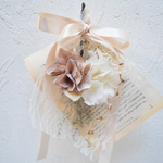 *shabby pink lace swag *a