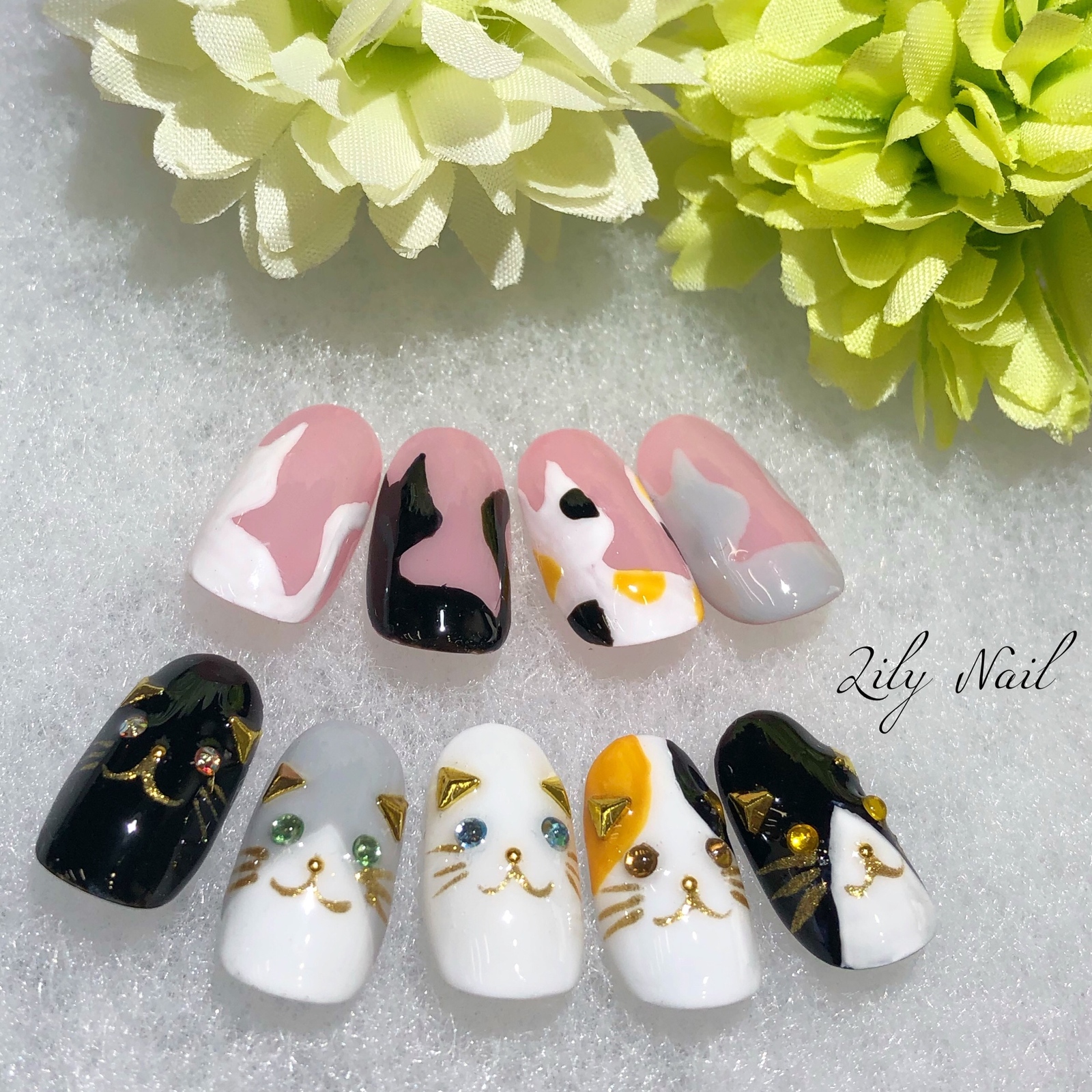 猫 - ネイルチップの人気通販 | minne 国内最大級のハンドメイド