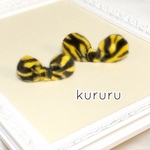 No.444 ふわもこトラ柄リボン🐯