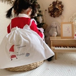 送料無料🌲サンタ🎅さんの大きい名入れ巾着袋(クリスマス/サンタ/サンタさん/ベビーサンタ/キッズサンタ/サンタなりきり/おもちゃ袋/おもちゃいれ/お菓子入れ/クリスマスフォトジェニック)