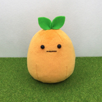 葉っぱちゃんぬいぐるみ・かぼちゃ（みどり葉っぱ）