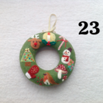 羊毛とフェルトのクリスマスオーナメント23