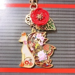 艶狐椿花バッグチャーム