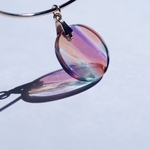 antique shadow glass バングル