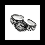 silver925【Watch_band RING】シルバー 病みかわいい ロック パンク ダーク ゴスロリ シルバー925 指輪 メンズ ユニセックス 