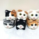 羊毛フェルト つみ猫 6匹セット