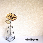 【再販】⚫︎受注製作⚫︎mimibaton＊ステンドグラスのコスモス＊