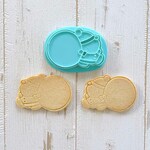 サンタクロースのスタンプクッキー型　【サンタクロースシリーズ】