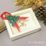 【オプション選択必須】クッションギフトBOX付き🎄▷ストーン コットンパール リング