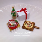 ミニチュア＊クリスマスチョコシャルロットケーキセット＊