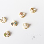 【jewel】sparkling heart ピアス/イヤリング