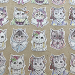 おしゃれねこのフレークシール2 【送料無料】