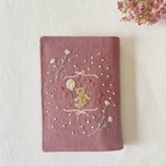 soleil様専用 テディベア刺繍のブックカバー 