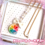 値下げ品！ カラフルレモンちゃんのネックレス