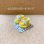ねんどろいどどーる ＊まんまるチャッカブーツ(イエロー) +(ステッチホワイト+靴紐ホワイト)
