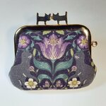 7.5cm口金ペアネコのネコネコがま口